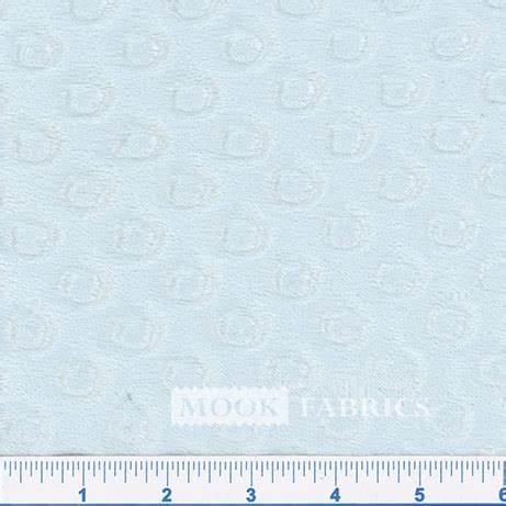 Bubble Minky  light blue